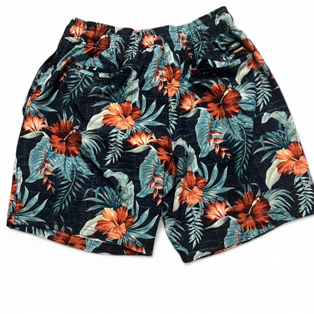 Pipeline Floral Tropical Print Swim Trunks - XL - Picture 4 of 9